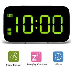 R/éveil R/étro Silencieux Horloge de Chevet avec Lumi/ère de Nuit pour Sommeil Bureau Chambre Voyage Noir 4 Pouces E-More R/éveil Matin /à Double Cloche