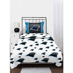carolina panthers bedding set full blue 5 pc comforter nfl carolina panthers bedding set full blue 5 pc comforter nfl
