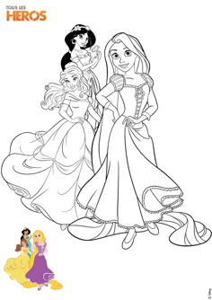 coloriages princesses disney imprimer un 3 coloriages on coloriages princesses disney id=93160