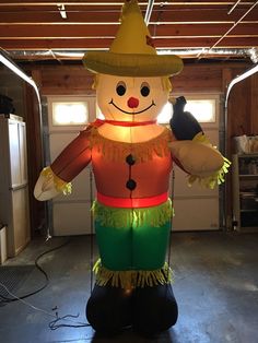 scarecrow inflatable 8 ft halloween fall thanksgiving gemmy airblown lawn decor in collectibles holiday - Inflatable Halloween Yard Decorations scarecrow inflatable 8 ft halloween fall thanksgiving gemmy airblown lawn decor in collectibles holiday - Inflatable Halloween Yard Decorations