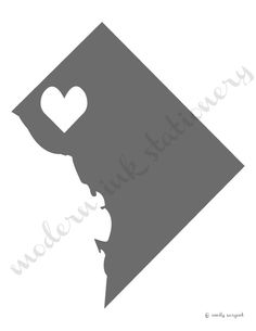 Black License Plate Frame /"I Heart Washington DC/" Auto Accessory Novelty