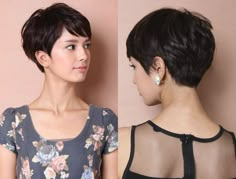 Idée Coiffure : Description Coupe très courte femme – la tendance qui court - #Coiffure https://madame.tn/beaute/coiffure/idee-coiffure-coupe-tres-courte-femme-la-tendance-qui-court-25/ Pixie Haircuts, Long Pixie, Pixie Cuts, Layered Pixie Haircuts, Short Haircut Styles