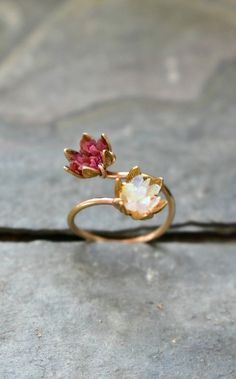 Natural Red Sunstone Excellent Adjustable Design Woman Teen Finger Gemstone Ring