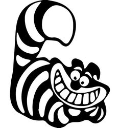 Download Smiling Cheshire Cat Vinyl Decal | Stick-Em-Up ...