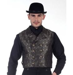 ThePirateDressing Steampunk Victorian Gothic Punk Vampire Royal Vest Costume C1342