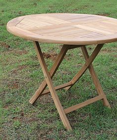 *Poly Furniture Wood* OVAL FOLDING END TABLE *TROPICAL LIME GREEN COLOR*
