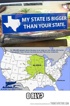 texas vs alaska poor texas it could easily be bumped down to the size of alaska vs texas
