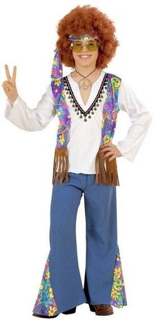 Women/'s 70s Swirl Bell Bottom Costume Pants Small-Medium 4-10