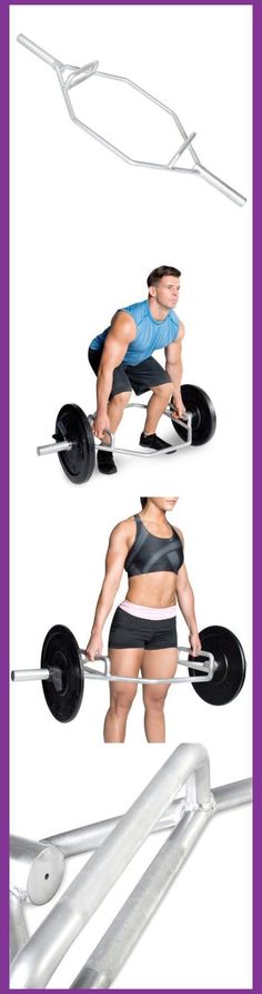 NEW Hex Squat Bar Olympic Size 2/" Hexagon Home Training Rig Dead Lift System Met
