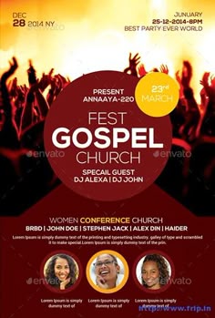 church revival flyer template