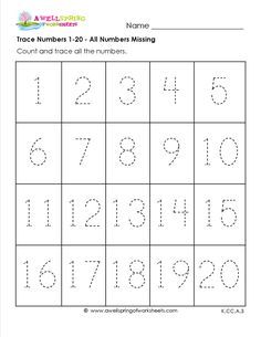 mejores 72 imágenes de números 10 20 en pinterest kindergarten