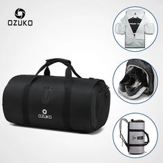 Portable Luggage Duffel Bag Stone Pattern Travel Bags Carry-on In Trolley Handle