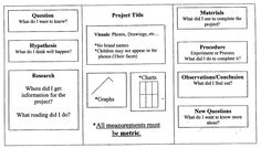 science projects layout