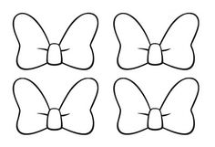 73 best minnies boutique party images printable photo booth props minnie bow outline