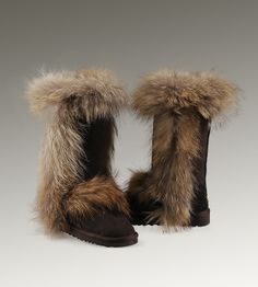 ugg boots with heels and fur