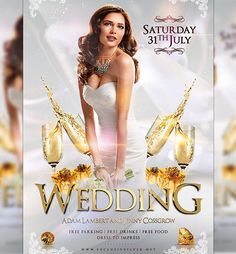 wedding flyer template free