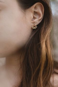 rose et blanc en argent sterling 925 Laimons Boucles doreilles pour fille en forme de licorne plaqu/é or 13 mm Rose