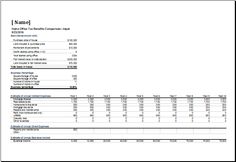 college comparison spreadsheet