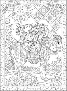 Creative Haven PLAYFUL PUPPIES Coloring Book By Marjorie Sarnat Welcome To Dover Publications COLORING PAGE