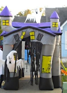 8 large walk through haunted house halloween inflatable yard blow up christmas and halloween and easter and thanksgiving wish want pinterest