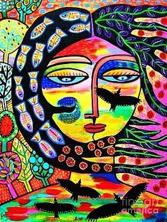 8 X 10 Canvas Print-Day of the Dead Skull Cloak Sandra Silberzweig