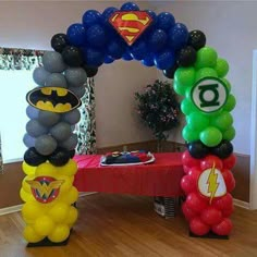 Cumple  chris #9 Avengers Birthday Party Decorations, Superhero Birthday Decorations, Superhero Party Decorations, Marvel Birthday Party, Spiderman Birthday Party, Superhero Birthday Cake