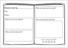 32 best book review template images reading workshop readers
