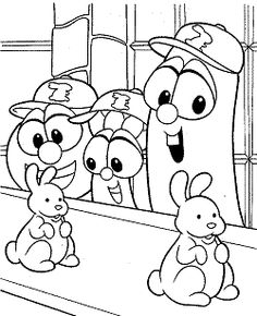 Veggie Tales Coloring Pages 9