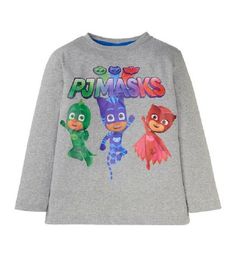 Rosa PJ Masks Super pigiamini Ragazze Maglietta Maniche Lunghe