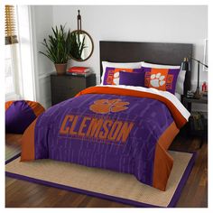 Team Color Contains 4-8.5 x 11 Sheets NCAA Memphis Tigers NCAA Removable Wall Decor Set