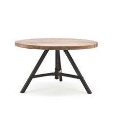 De 20+ beste afbeeldingen van Industriële salontafel Industriële ronde eettafel | ZES10 Collectie Detroit RVS
