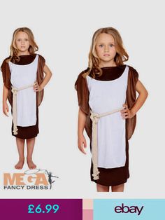 Kids Viking Girl Warrior Princess Saxon Norse 5-13 Years Fancy Dress Costume New
