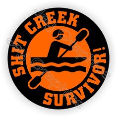 Helmet Decal Label Lunch Tool Box Motorcycle Laborer $hit Creek Survivor Hard Hat