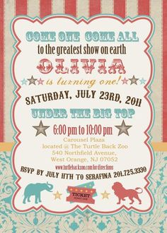 carnival invites