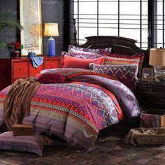 bohemian duvet covers boho bedding sets western style queen size boho sheet set