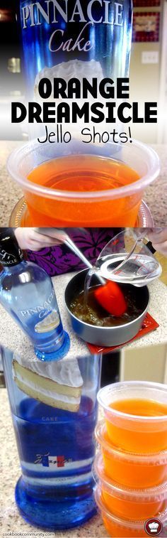 Jello Shots Made With Birthday Cake Vodka Jello Shots Made With Birthday Cake Vodka