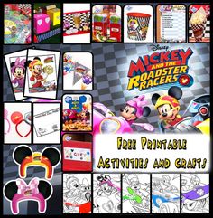 Disney Mickey and The Roadster Racers Coloring Page High quality free