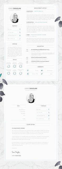 Creative Resume Template Resume Template for MS Word CV - references in resume Creative Resume Template Resume Template for MS Word CV - references in resume