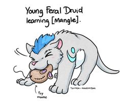 Image result for low level feral druid meme