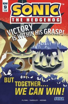 Sonic The Hedgehog #9 cover A Sega Game IDW Comic 1st Print 2018 NM