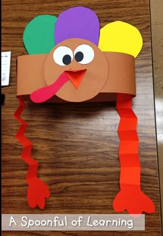 A Spoonful of Learning: Turkeys! Gobble, Gobble, Gobble! Preschool Art