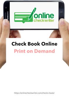 Checks Book  Do you know? You can have Checks Book online and print checks on demand    Print your own checks at home or office on Blank Check paper. No more waiting for checks book order to come or re-order checkbook.   Online Check Writer is more than a check printing software. Prevent unauthorized checks, integrate with QuickBooks, integrate with any banks, and print checks online on-demand. Keep checkbook register online. You save up to 80% and don’t need a physical checkbook wallet. Checkbook Register, Checkbook Wallet, Online Printing, Simple Website