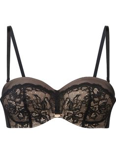Lijfgoed Workshops Elegante beugel bh met mooi borduursel zwart, Cup B