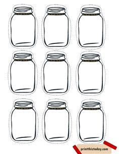 mason jar label templates