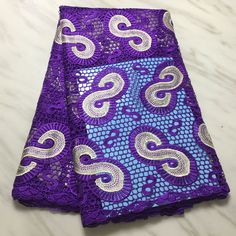 FREE SHIPPING!!! Exotic Diva Fashion Embroider Sequins Fabric By The Yard Elastic Used For Gold Dress-Bridal-Decorations