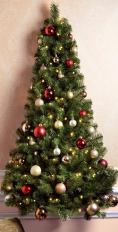 The 8 Best Half Xmas Tress Images On Pinterest Christmas Trees Save Yourself E And Money This Christmas With The Fabulous Led Pre Lit Wall Tree As It Attaches To Frees Up Floor Making Ideal