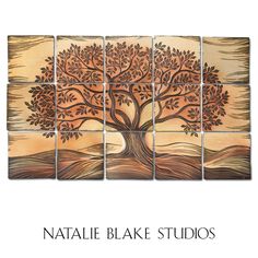 103 Best Tree Of Life Wall Art Tiles Or Backsplash Handmade Woodwinds Autumn Tree Of Life For Online At Natalie Blake Studios Backsplash Or