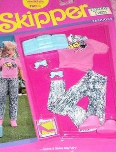 Vintage barbie skipper fashion favorites skirt #2810