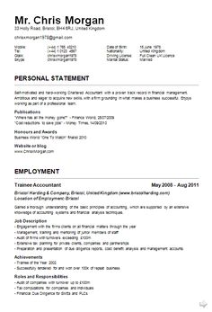 top 10 resume format