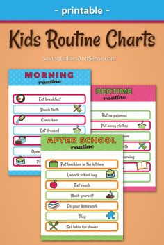 daily schedule maker for kids
